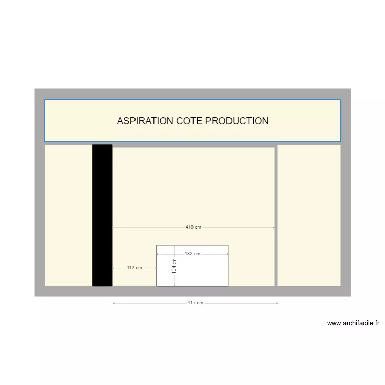  ASPIRATION COTE PRODUCTION. Plan de 