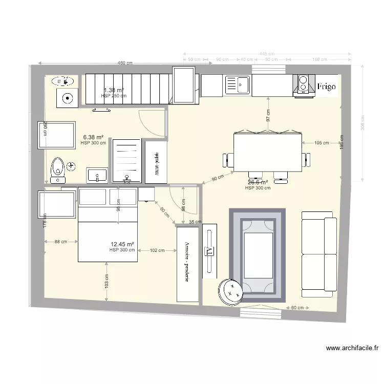 &eacute;tage 2 projet v13. Plan de 