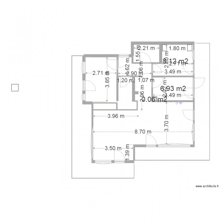 Nendaz relevé cuisine. Plan de 0 pièce et 0 m2