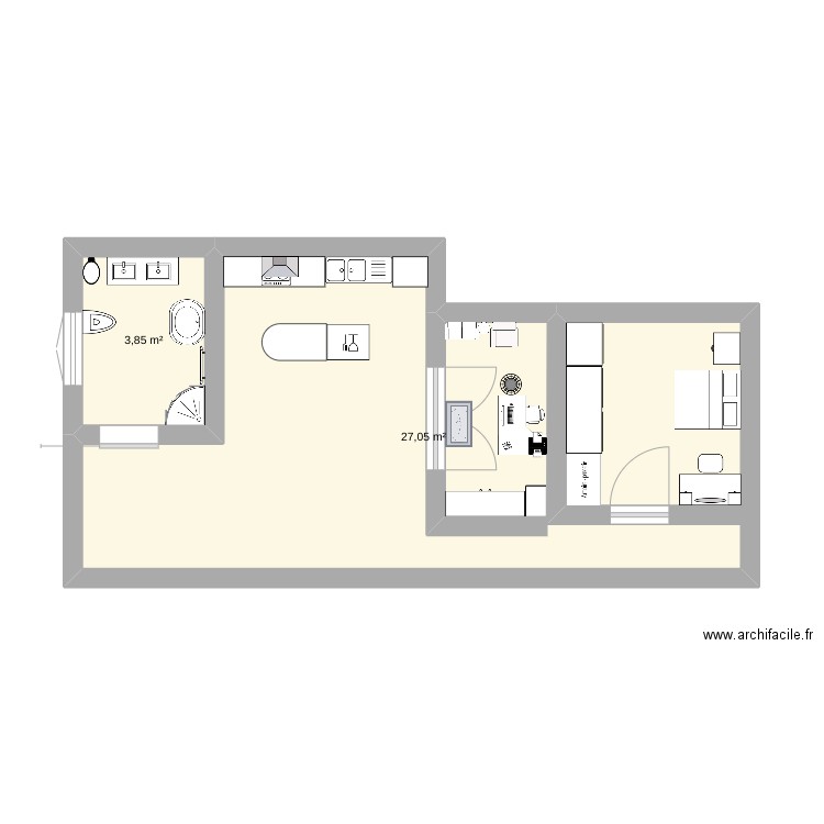 projet ppo. Plan de 0 pièce et 0 m2