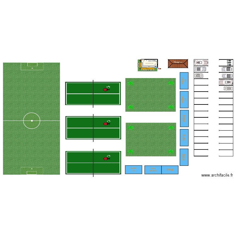 Café Shop TFP. Plan de 1 pièce et 16 m2