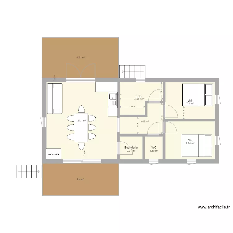 plan 3. Plan de 
