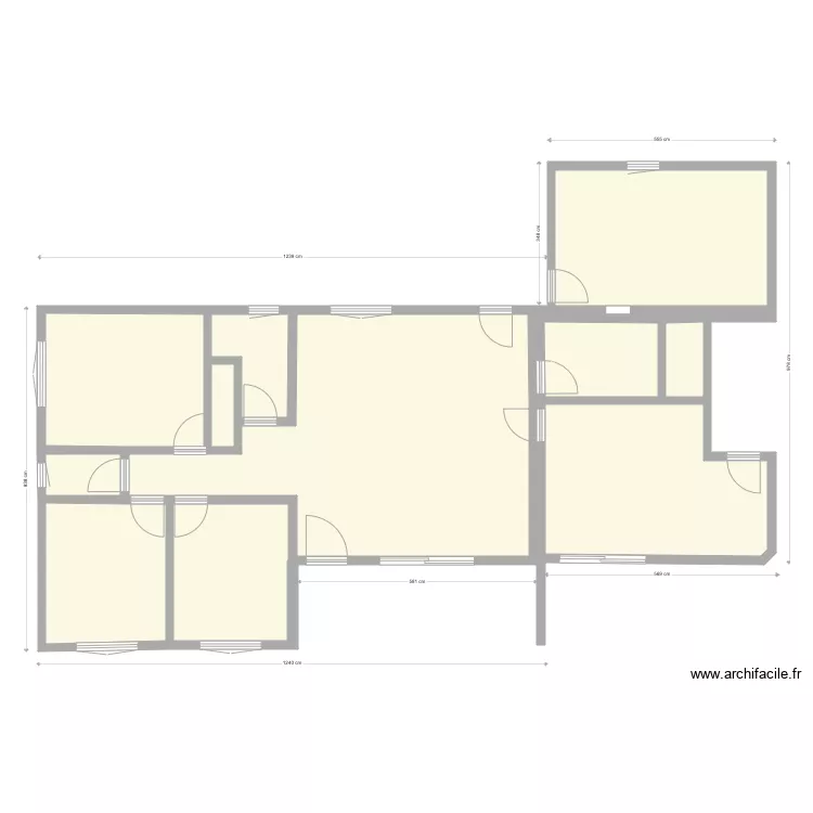 PLAN MAISON CADASTRE. Plan de 