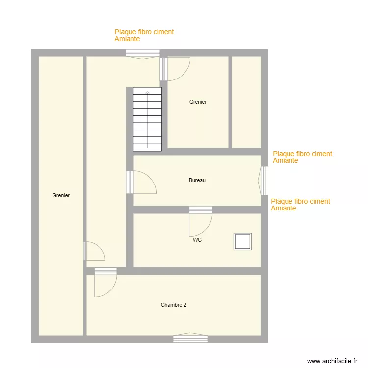 Croquis DRAZIC Etage. Plan de 