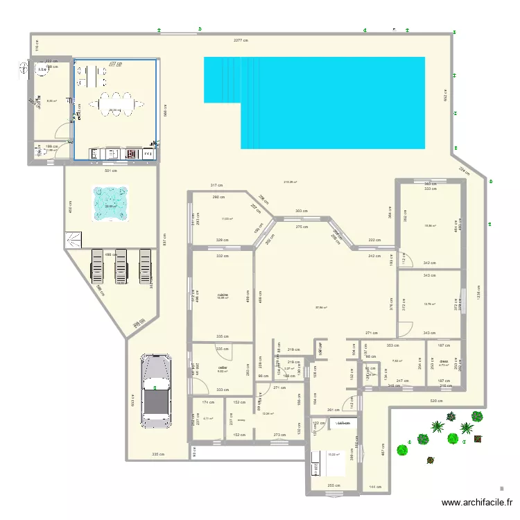 PLAN nouvelle chambre. Plan de 