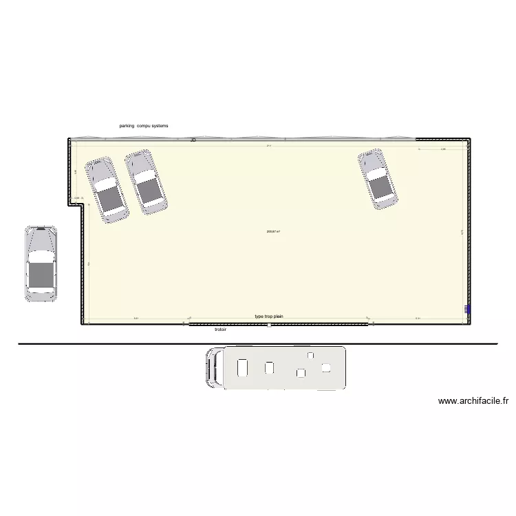 parking compu systems modifié. Plan de parking compu systems modifié. Plan de
