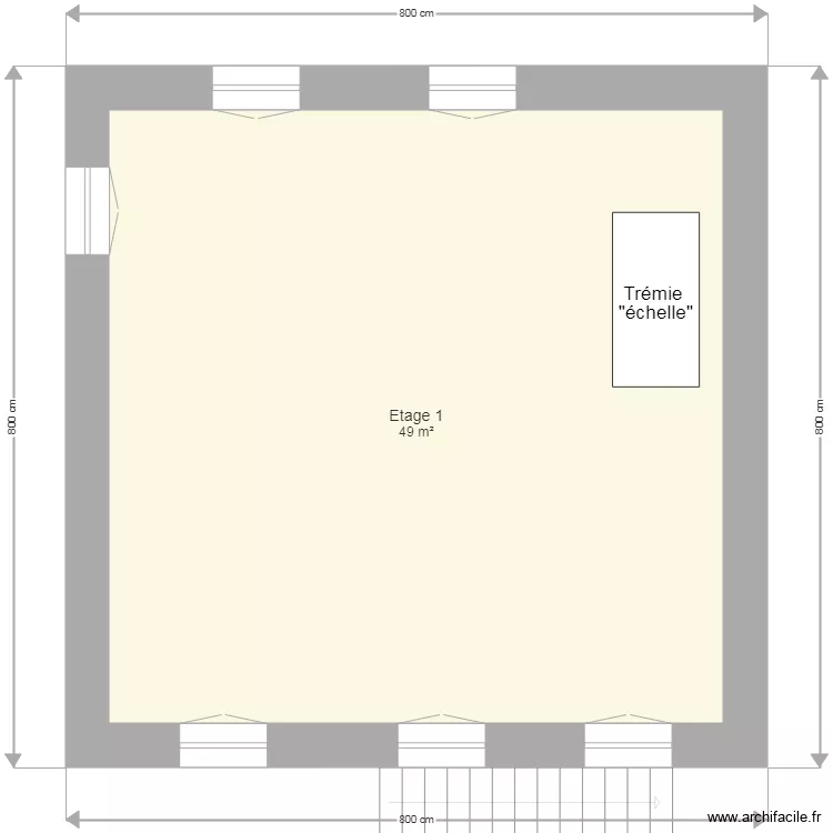 CAGNOLLE Avant travaux. Plan de CAGNOLLE Avant travaux. Plan de