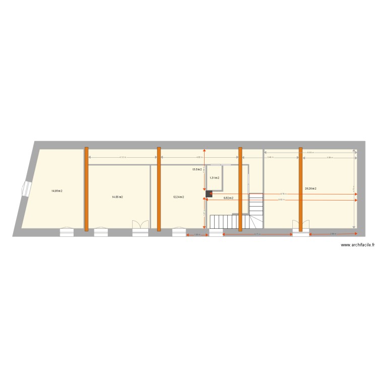 Le Fays 3. Plan de 0 pièce et 0 m2