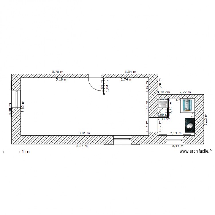 Projet Uriage 2. Plan de 0 pièce et 0 m2