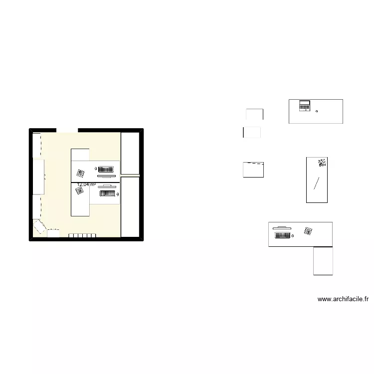 Bureau. Plan de Bureau. Plan de