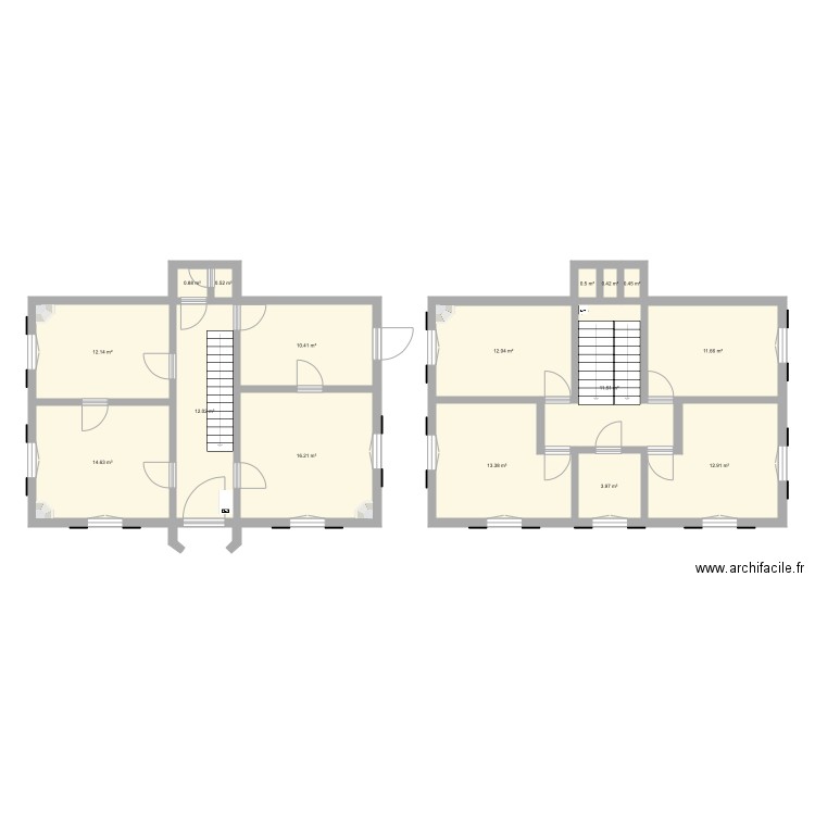 rive de hier. Plan de 0 pièce et 0 m2