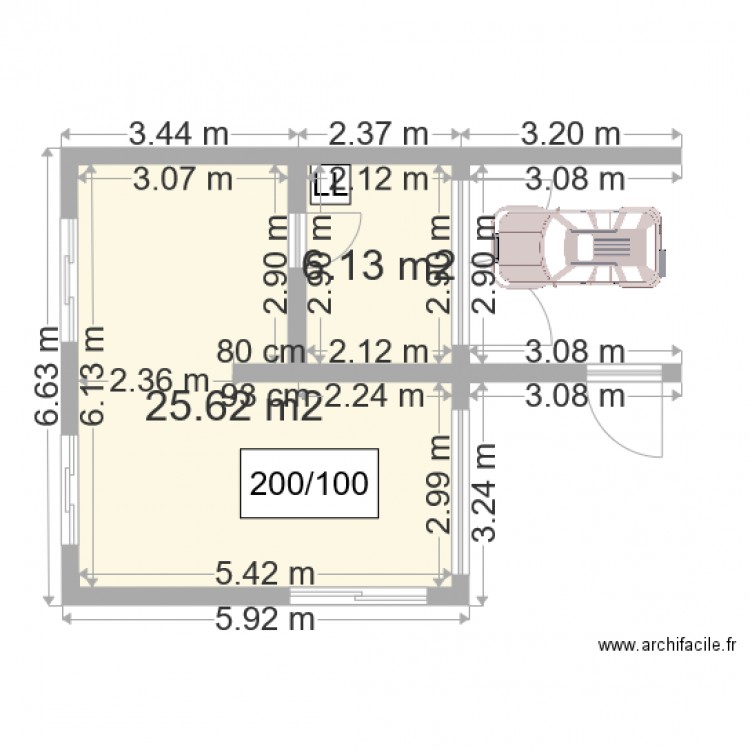 labenne13 plan ebauch. Plan de 0 pièce et 0 m2