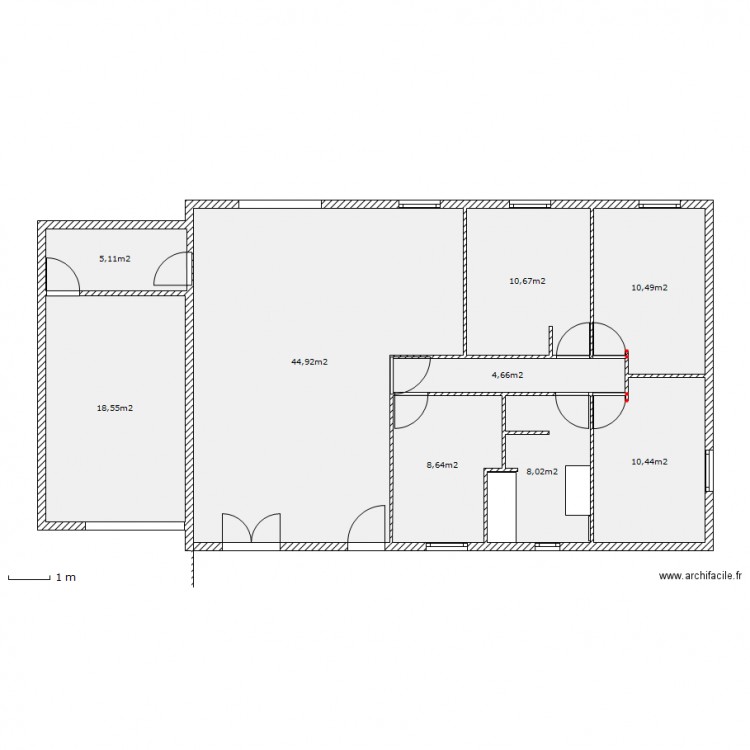 Plan maison vraie echelle. Plan de 0 pièce et 0 m2
