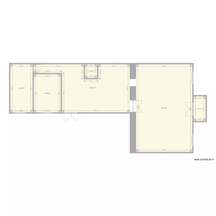 Damjanich 36 aménagé. Plan de Damjanich 36 aménagé. Plan de
