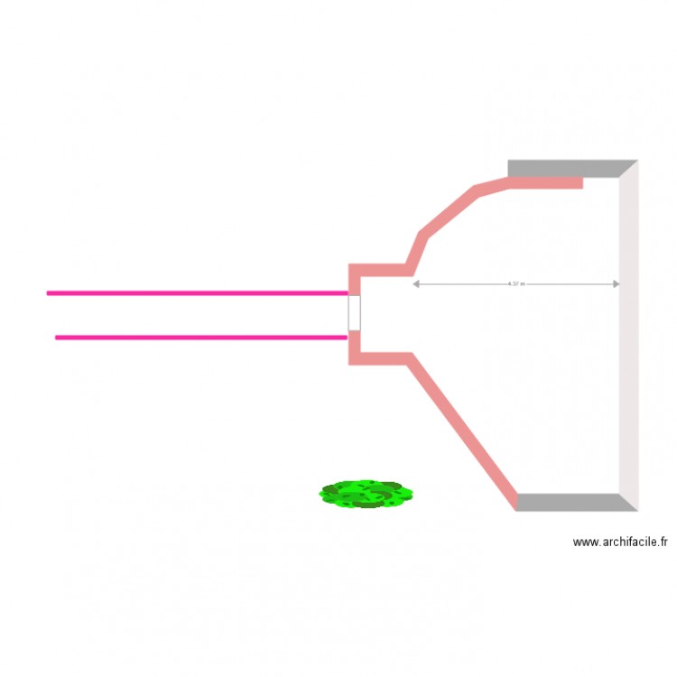 Cour. Plan de 0 pièce et 0 m2