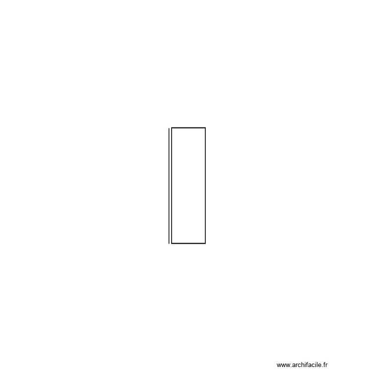 salle de bain. Plan de 