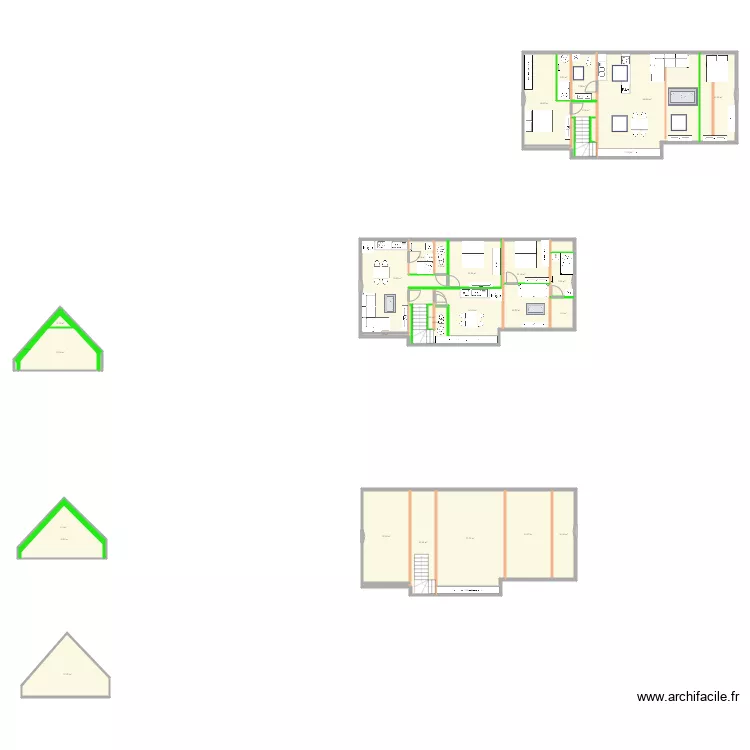 QUEVRIN Fauvettes. Plan de 