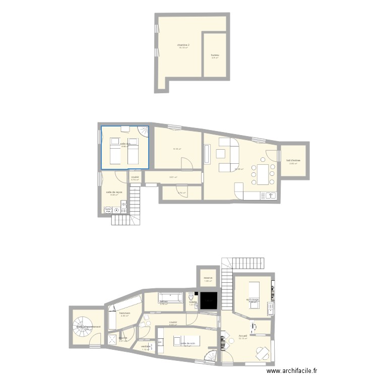 maison . Plan de 0 pièce et 0 m2