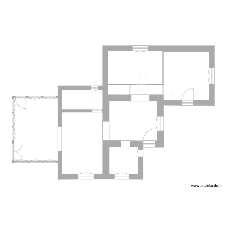 Maison. Plan de 