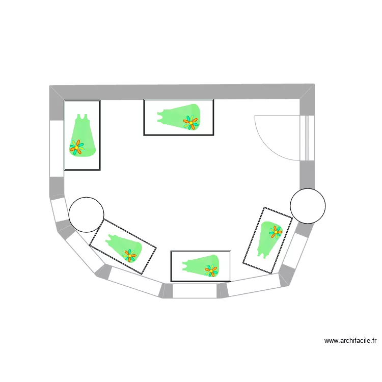 B_Dortoirs B&eacute;b&eacute;s. Plan de 