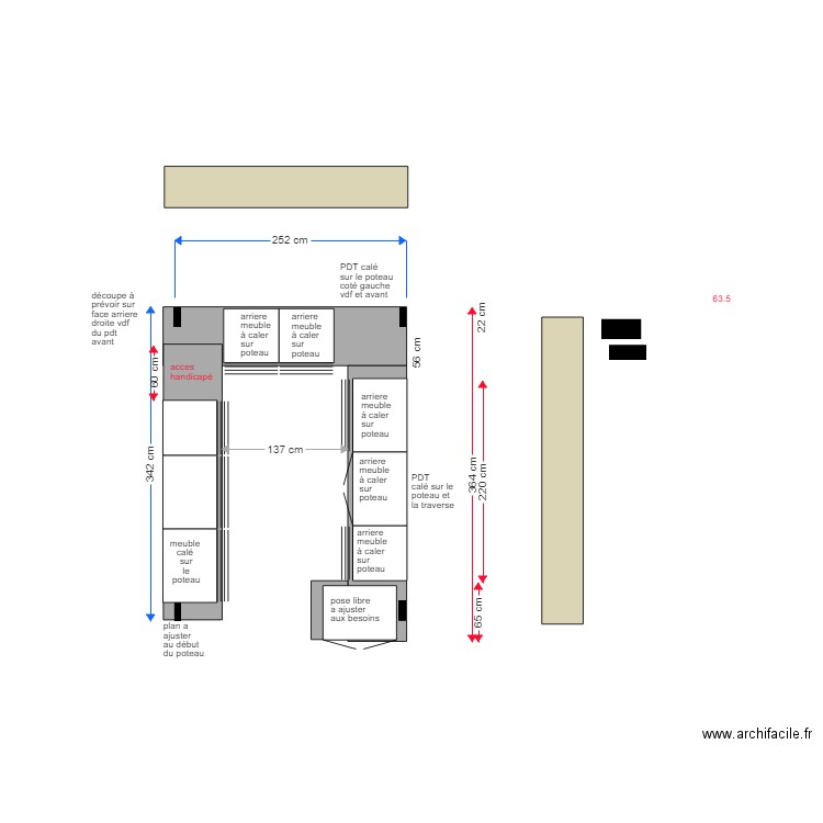 banque accueil meubles avant plan bar. Plan de 0 pièce et 0 m2