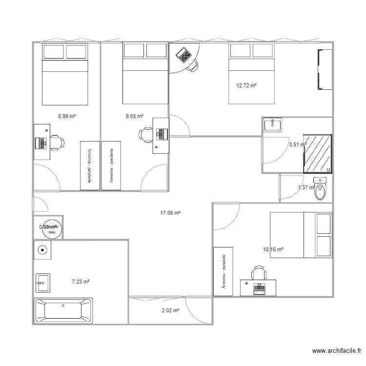 Fresnes 2. Plan de 0 pièce et 0 m2
