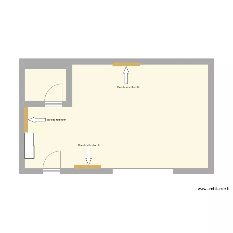 PROJET. Plan de 2  et 39 m²