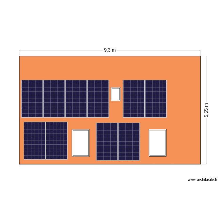 Toiture Bellevue. Plan de 0 pièce et 0 m2