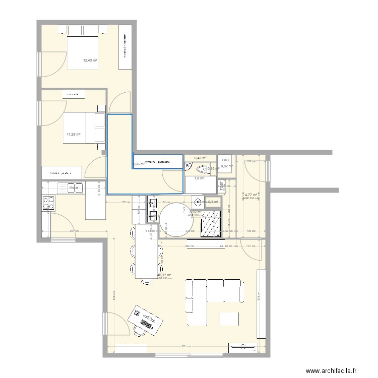 LIGNE BLEUE 12. Plan de 0 pièce et 0 m2