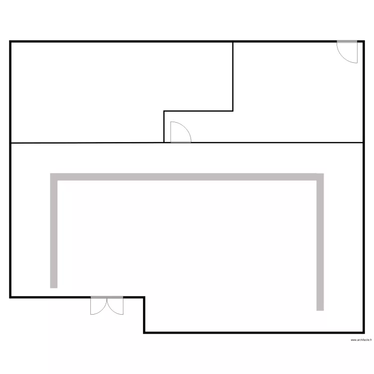 BOUCHERIE PHILIPPE MARTIN. Plan de 