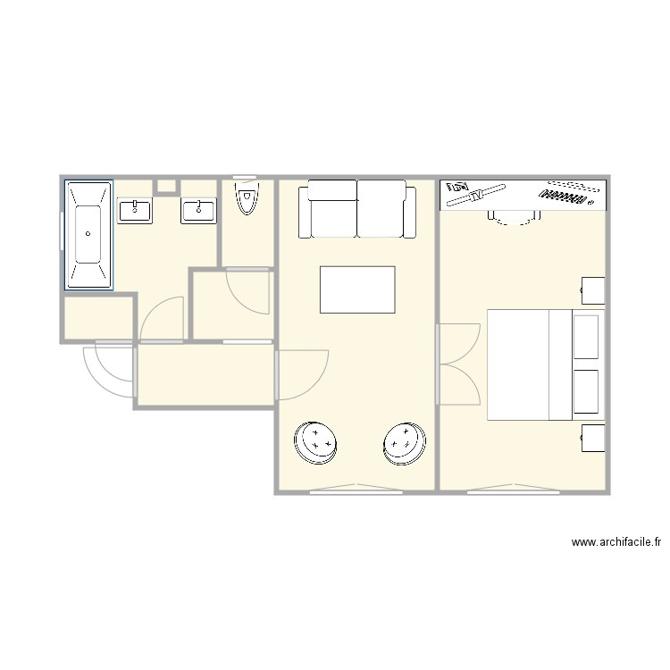 serie 1. Plan de 0 pièce et 0 m2