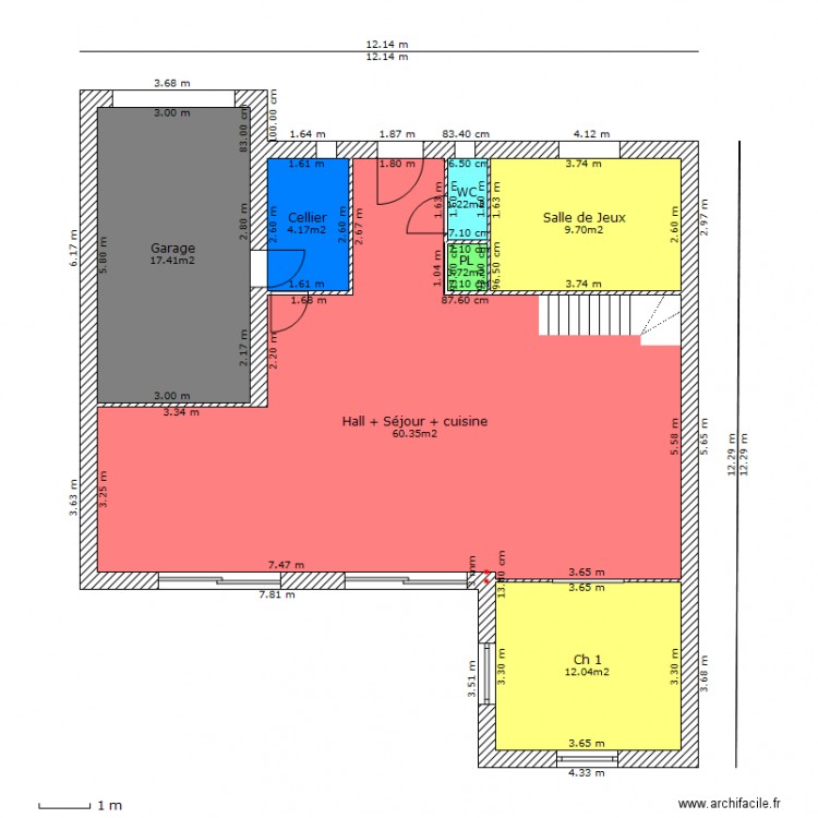 DEGAND R 1 rdc. Plan de 0 pièce et 0 m2