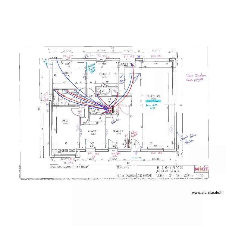 PLACIDE HYDRAULIQUE. Plan de 