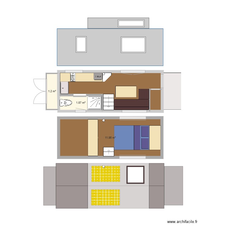 Tinyni house 2. Plan de 0 pièce et 0 m2