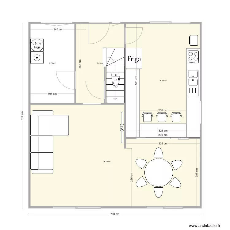 VILLECRESNE. Plan de 
