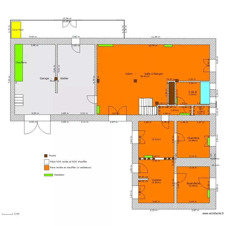 Maison RDC. Plan de Maison RDC. Plan de