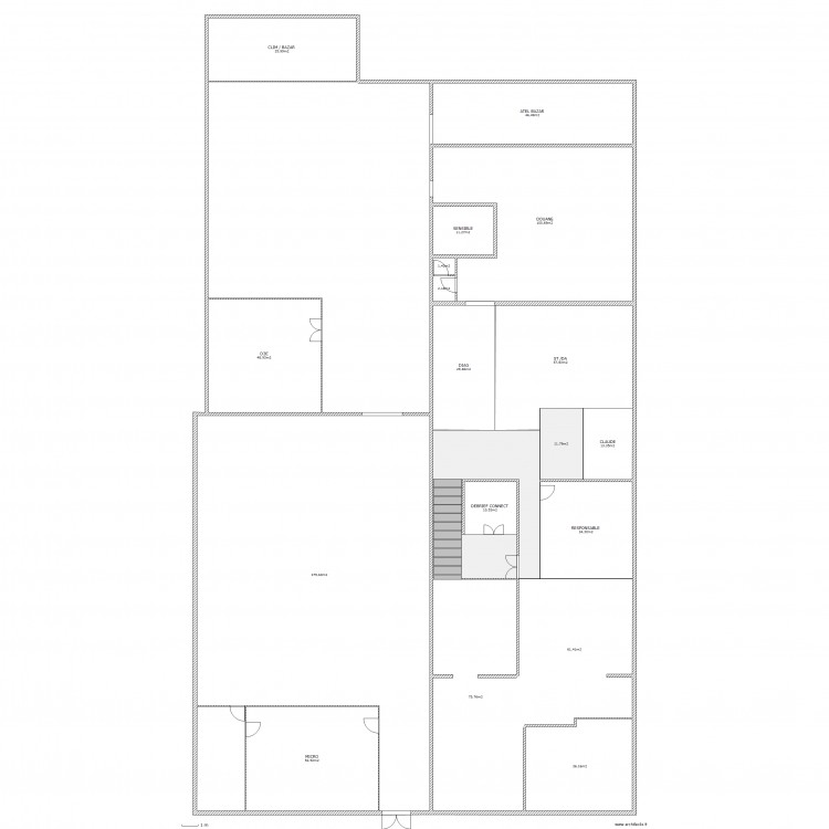 CDR SEMECOURT MODIF. Plan de 0 pièce et 0 m2