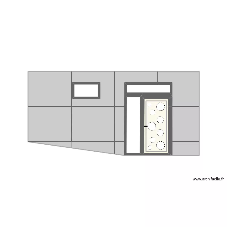 Façade porte entrée 2. Plan de Façade porte entrée 2. Plan de