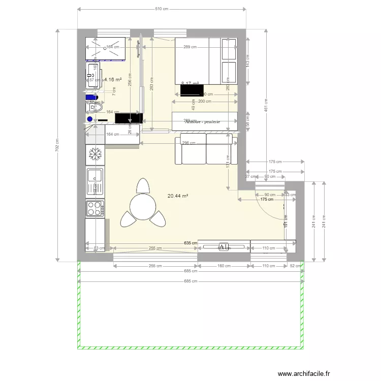 Appart Charlene Mathias I. Plan de 
