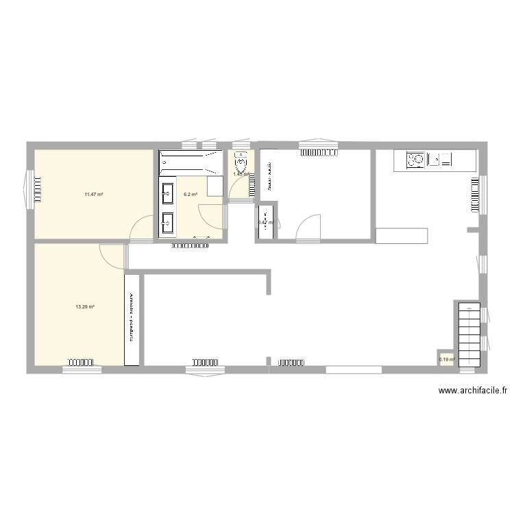 MAISON BOURGES. Plan de 0 pièce et 0 m2