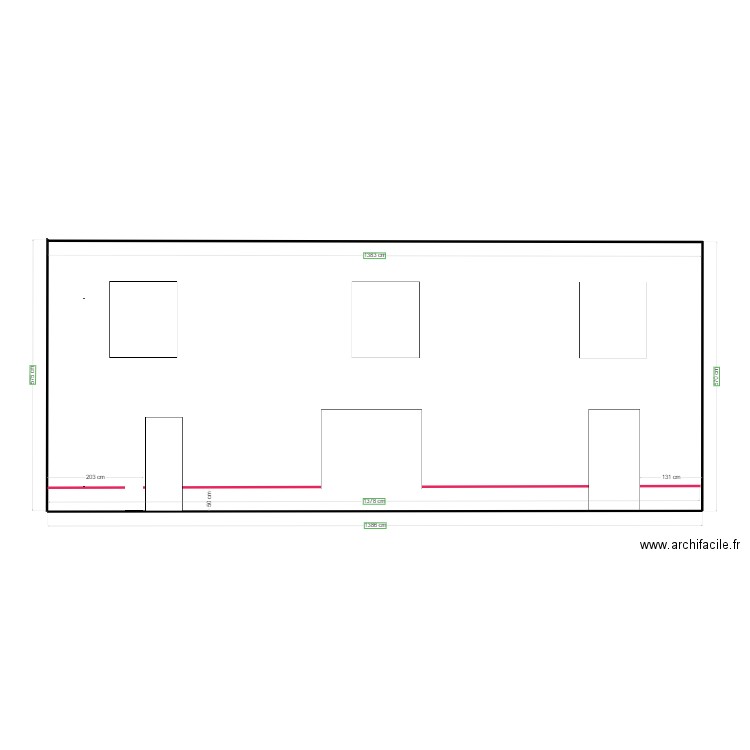 ITE Facade sud en construction. Plan de 0 pièce et 0 m2