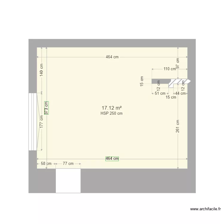 Salle de Bain M&eacute;lanie. Plan de 