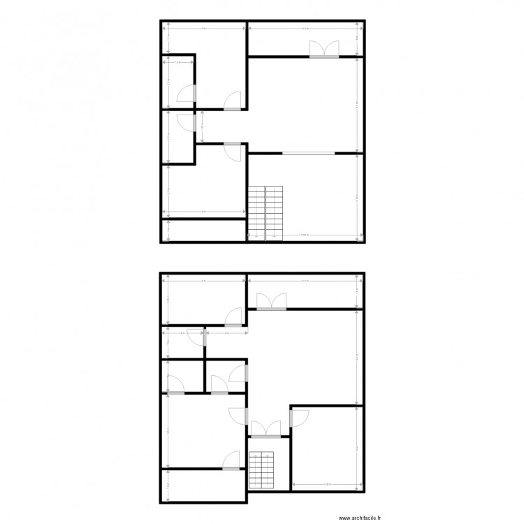 Maternité manne cachée. Plan de 17 pièces et 170 m2