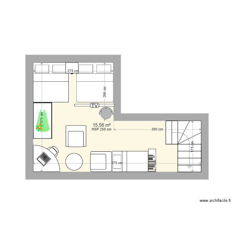 grenier . Plan de 0 pièce et 0 m2