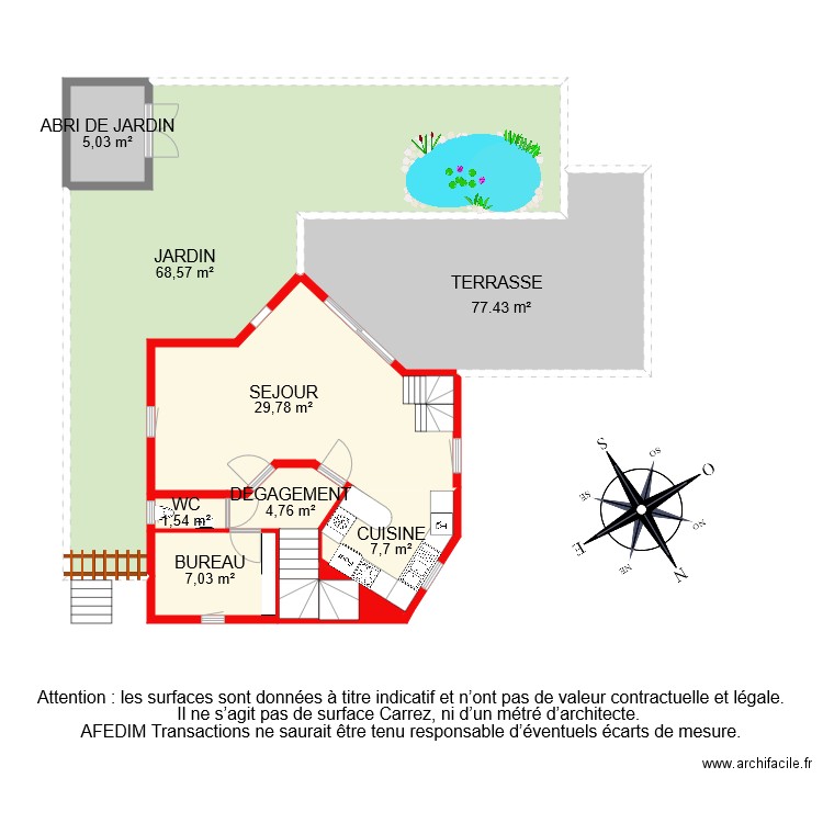 BI 6329 RDJ. Plan de 0 pièce et 0 m2