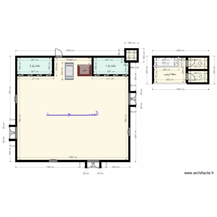 Plan de Mosque Client 46857878. Plan de 