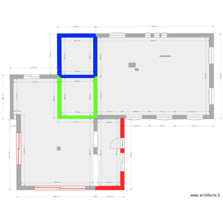 Maison du haut extension. Plan de 0 pièce et 0 m2