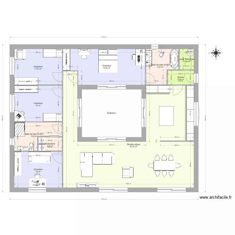 Maison Parfaite. Plan de Maison Parfaite. Plan de
