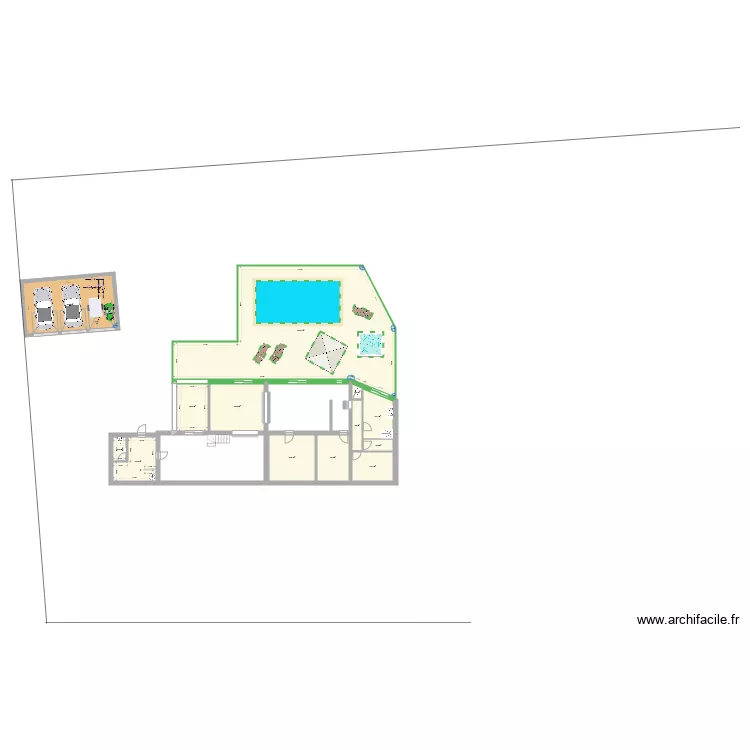 Limodin projet. Plan de 