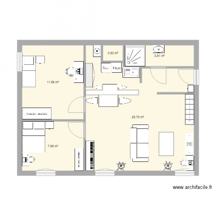 Plan. Plan de 0 pièce et 0 m2